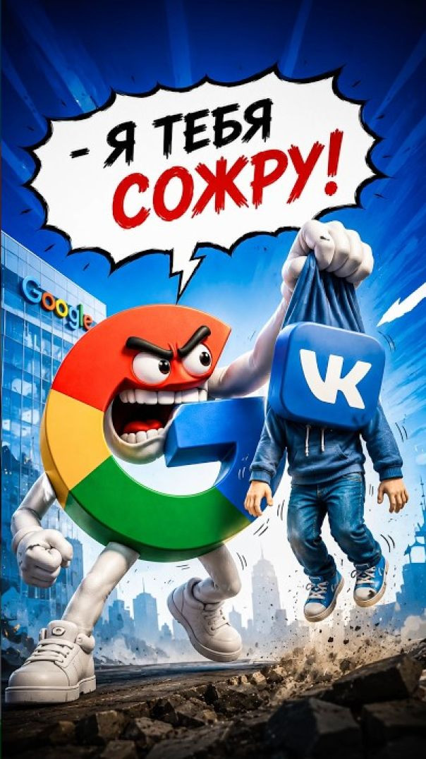 💀 Google УНИЧТОЖИТ VK ?